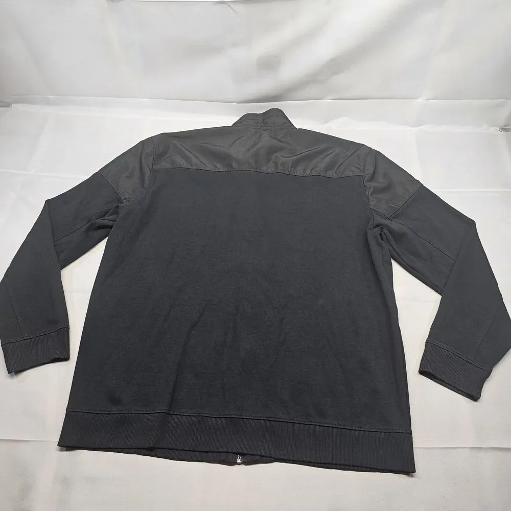 Calvin Klein , Mens Lightweight Matte Bomber Jacket RN# 36543 Black Brown‎ 2XL
